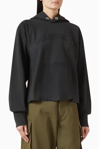 Logo Hoodie in Cotton