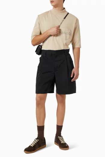 Tailored Pleated Shorts