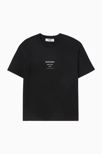 Logo T-shirt in Cotton Jersey