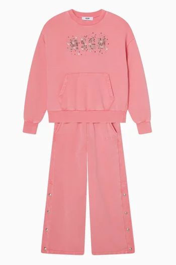 Wide-leg Sweatpants in Fleece