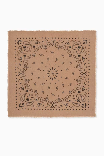 Large Hachiko Bandana in Cashmere