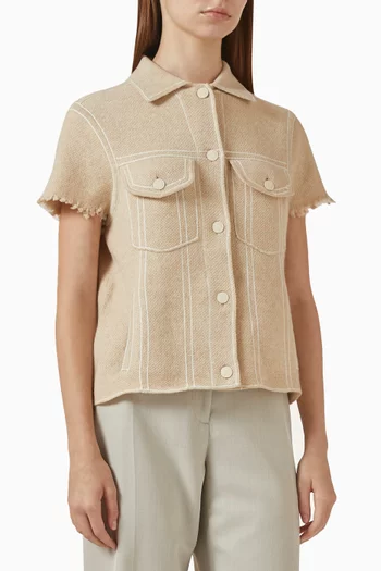 جاكيت جيسيندا قصير كشمير