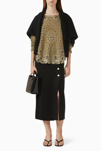 Mela Bandana Bico Sweater in Cashmere-knit