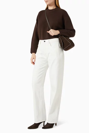 Manoe Round-neck Sweater in Cashmere