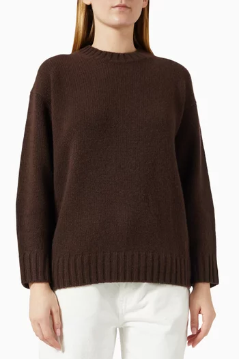 Manoe Round-neck Sweater in Cashmere