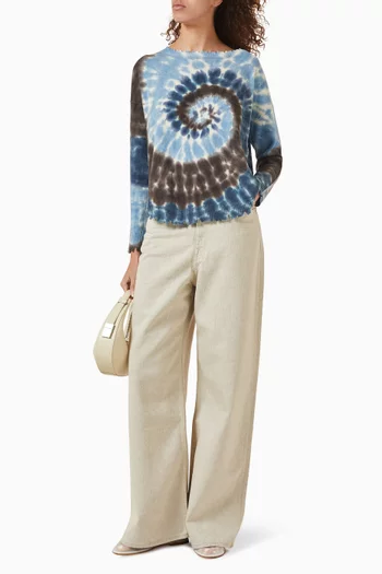 Mela Sunny Tie-dye Sweater in Cashmere