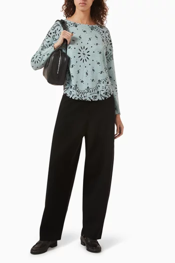 Mela Bandana Sweater in Cashmere