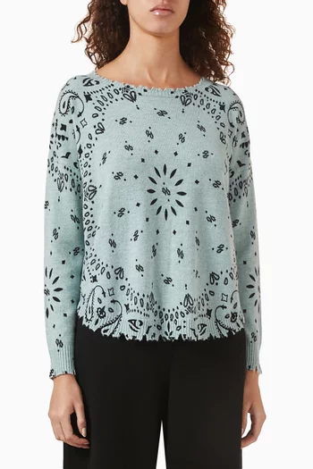 Mela Bandana Sweater in Cashmere