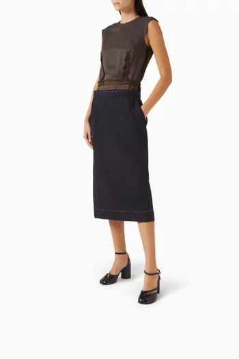 Tabi 80 Pump Sandals in Leather