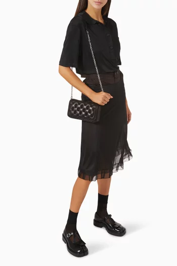Mini Glam Slam Crossbody Bag in Nappa Leather