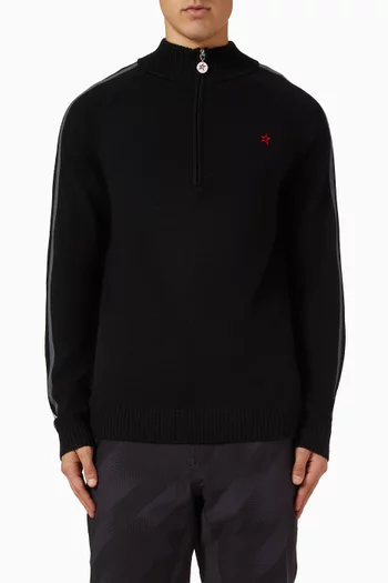 LA Tour Half-zip Sweater in Merino Wool