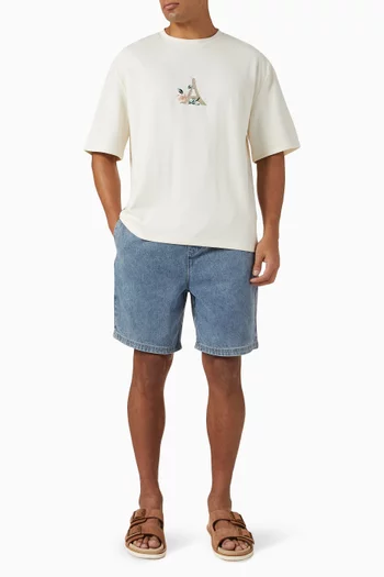 Denim Shorts in Cotton