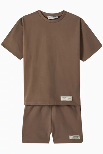Oversized T-shirt in Organic Cotton-blend