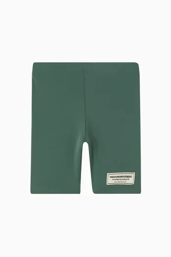 Biker Shorts in Recycled Softskin