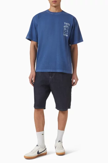 تي شيرت بطبعة قطن