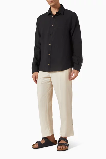 El Huete Shirt in Linen