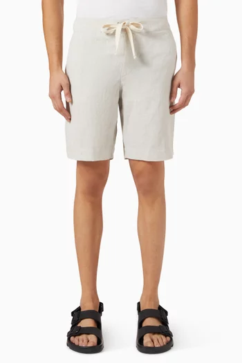 Drawstring Shorts in Linen