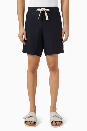 Drawstring Shorts in Linen