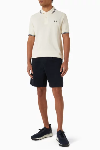 Twin Tipped Polo Shirt in Cotton-piqué