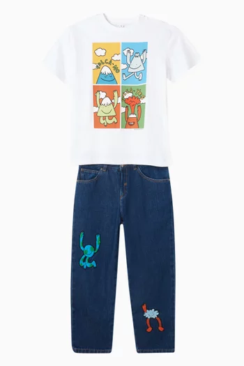 Animated T-shirt in Cotton