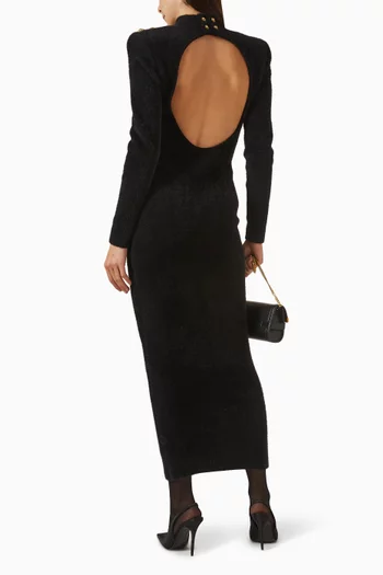 Button Dress in Knit