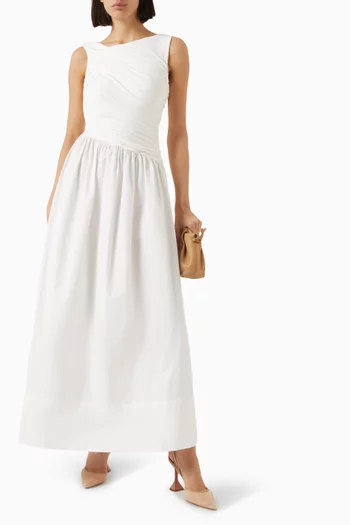 Alexandra Hybrid Midi Dress in Cotton