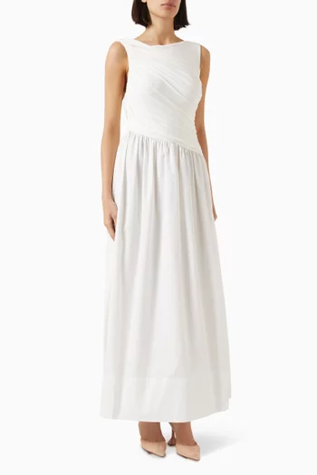 Alexandra Hybrid Midi Dress in Cotton