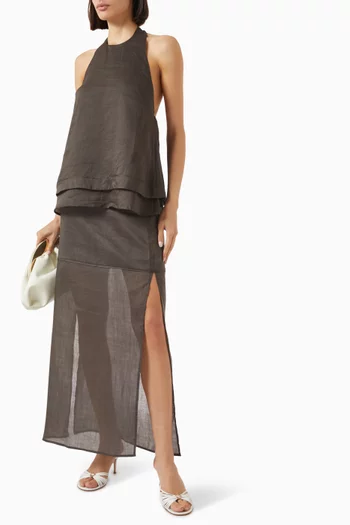 Kai Skirt in Ramie