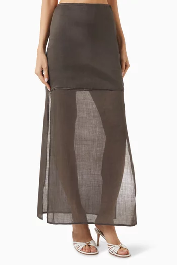 Kai Skirt in Ramie