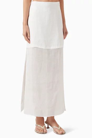 Kai Skirt in Ramie