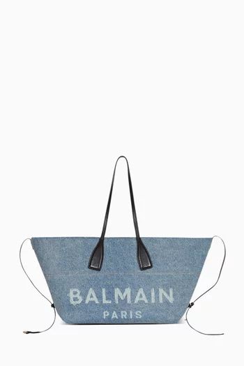 Track Tote Bag in Denim