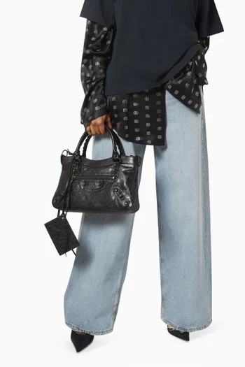 Le City First Bag in Arena Lambskin