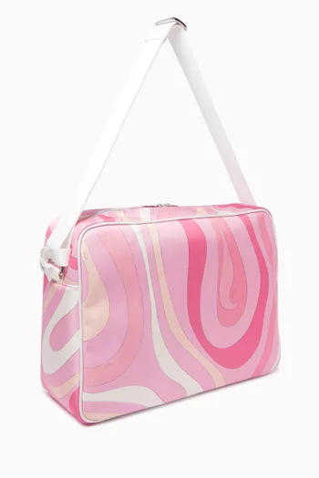 Abstract-print Changing Bag