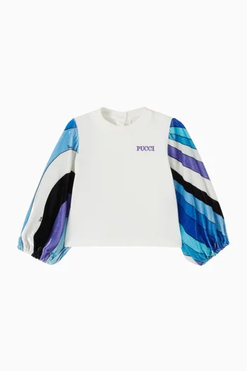 Printed Top in Organic Cotton