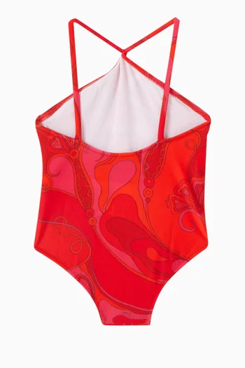 Printed One-piece Swimsuit