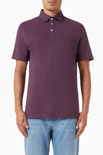 Polo Shirt in Cotton Piqué