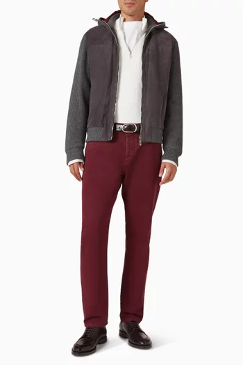 جاكيت بومبر بسحّاب شمواه