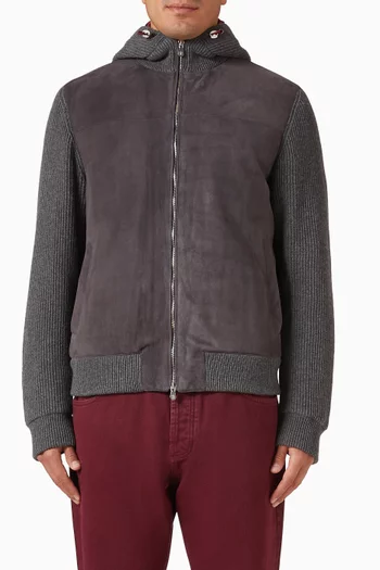 جاكيت بومبر بسحّاب شمواه