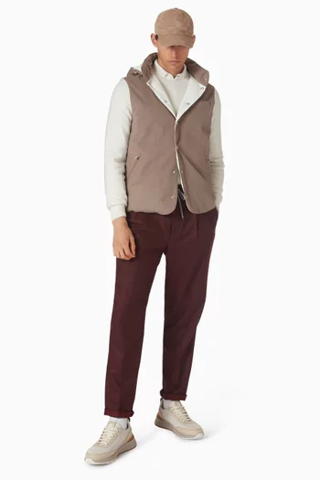 فيست مبطّن بزغب صوف فلانيل