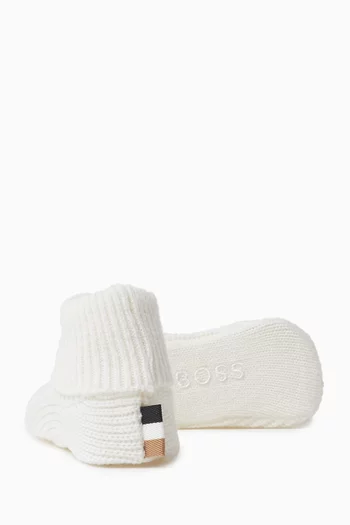 My First Booties & Beanie Set