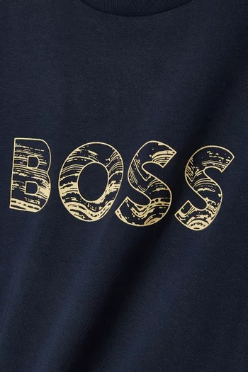 Logo T-shirt in Cotton