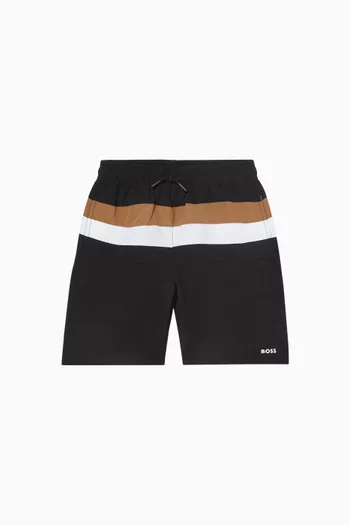 Striped Swim Shorts