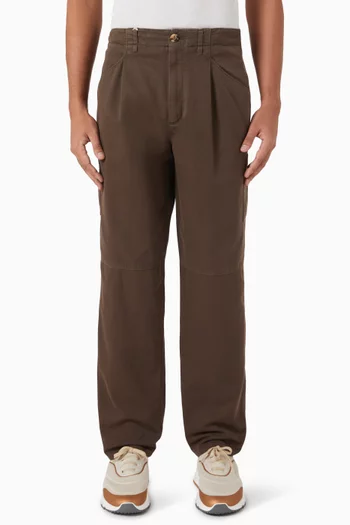 Ergonomic Pants in Twisted Cotton Gabardine