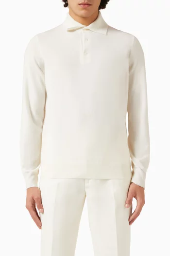 تي شيرت بولو منسوج كشمير