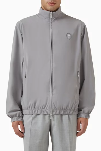 Reversible Jacket in Silk Blend