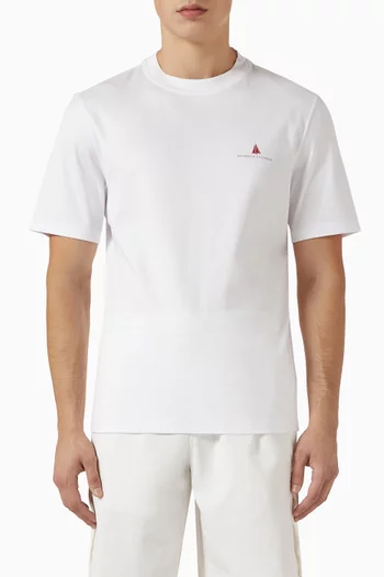 تي شيرت بطبعة قطن