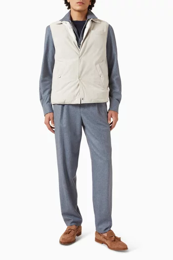 قميص فلانيل بنمط جاكيت صوف