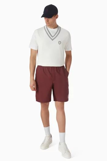 تي شيرت بشعار الماركة قطن جيرسيه