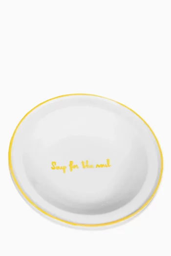 وعاء معكرونة مزين بعبارة Soup For The Soul