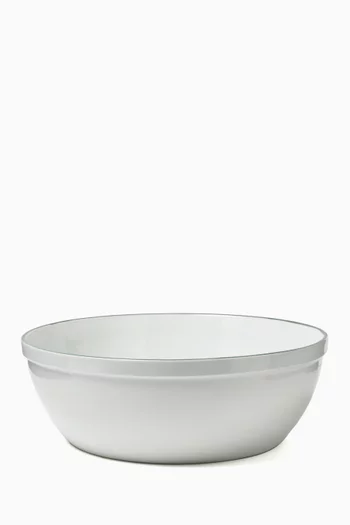 وعاء سلطة مزين بعبارة The Bigger The Bowl, The Bigger The Salad